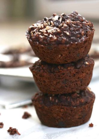 double chocolate chip muffins (V & GF)