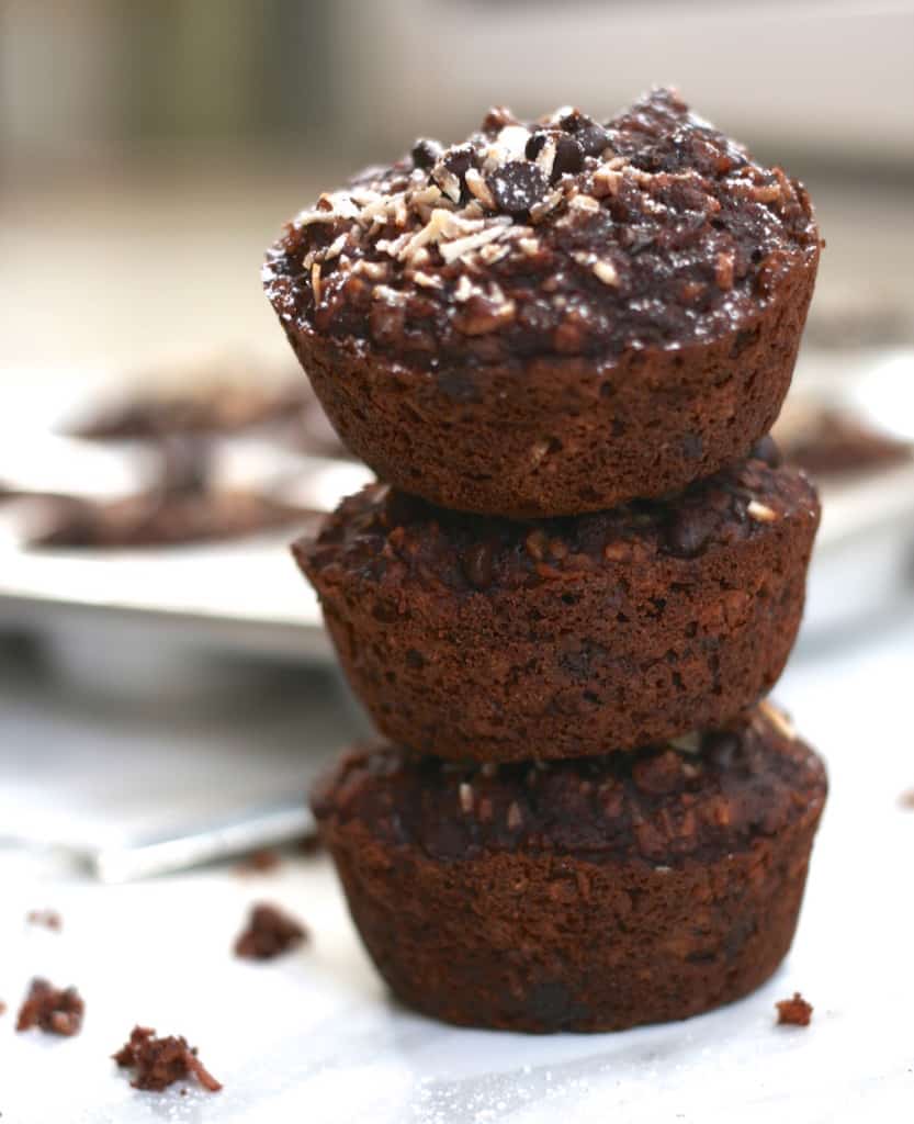 double chocolate chip muffins (V & GF) 