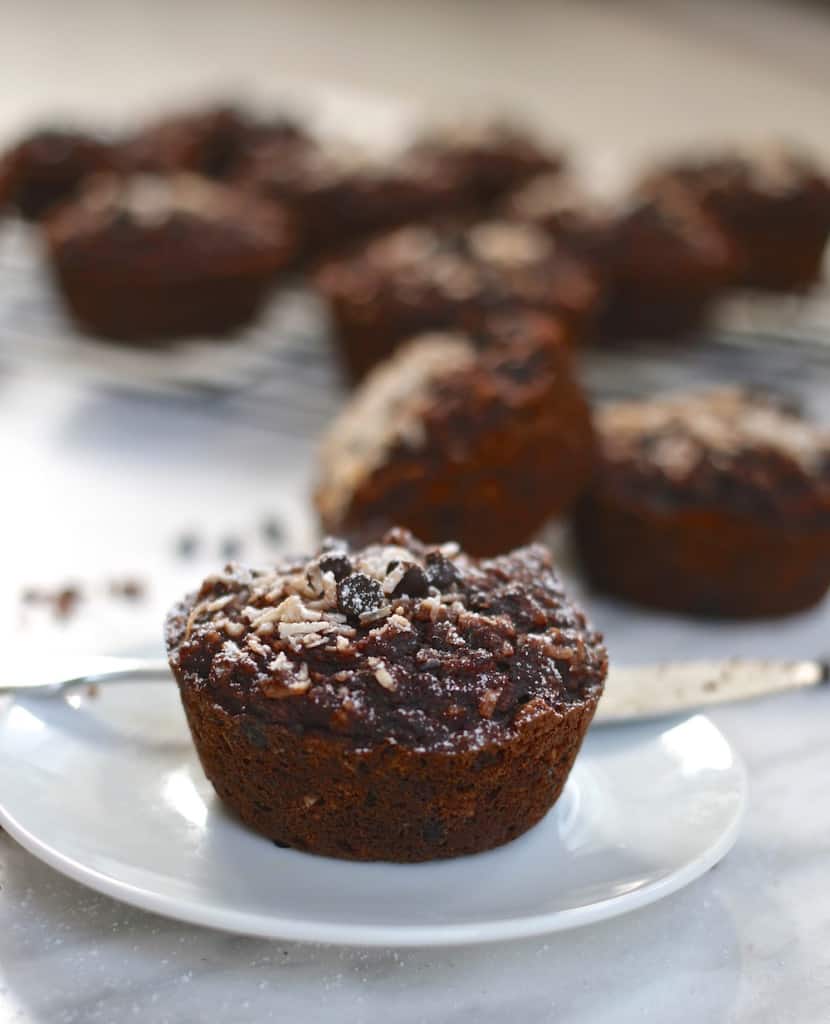 double chocolate chip muffins (V & GF))