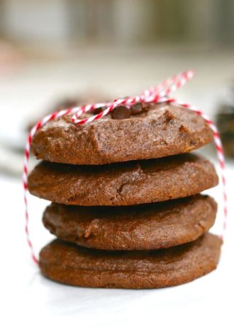 gluten-free chocolate peanut butter cookies