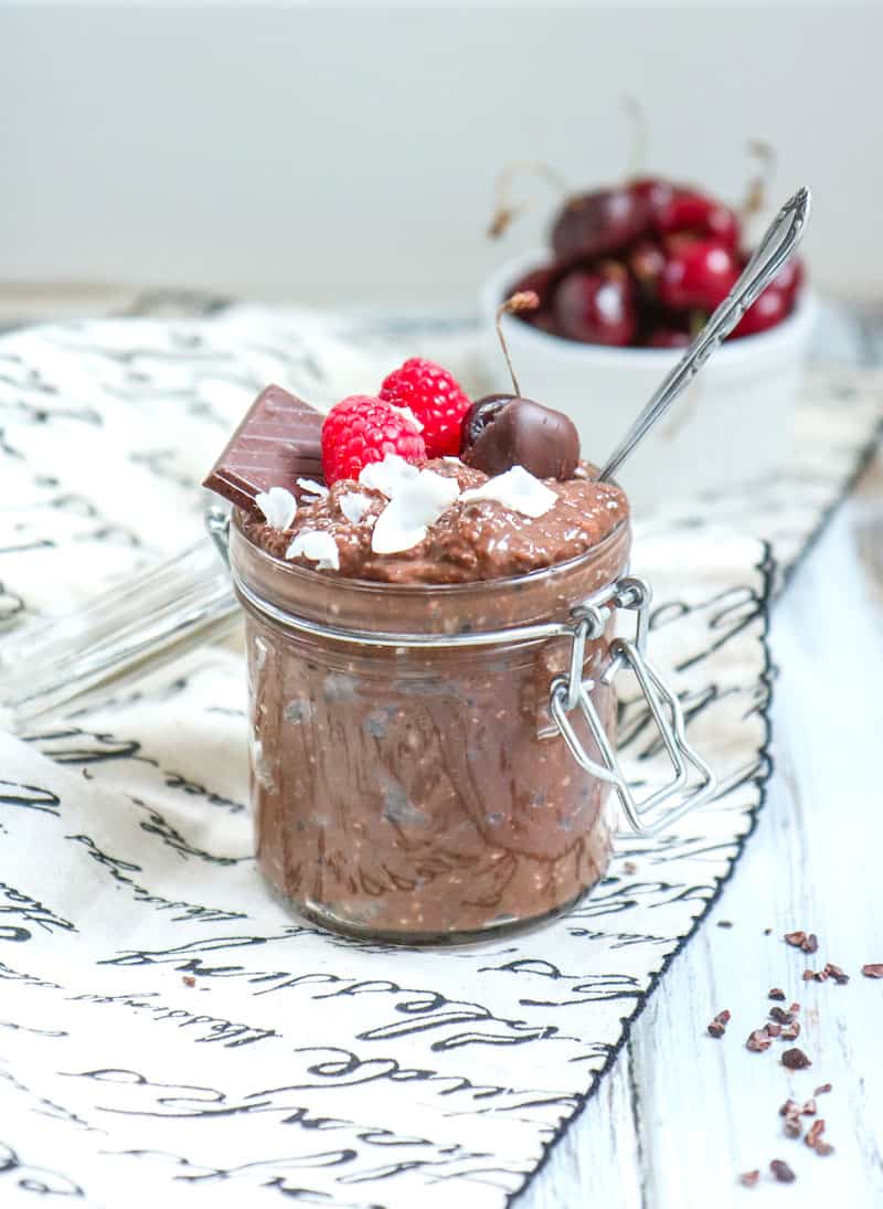 brownie batter chia pudding