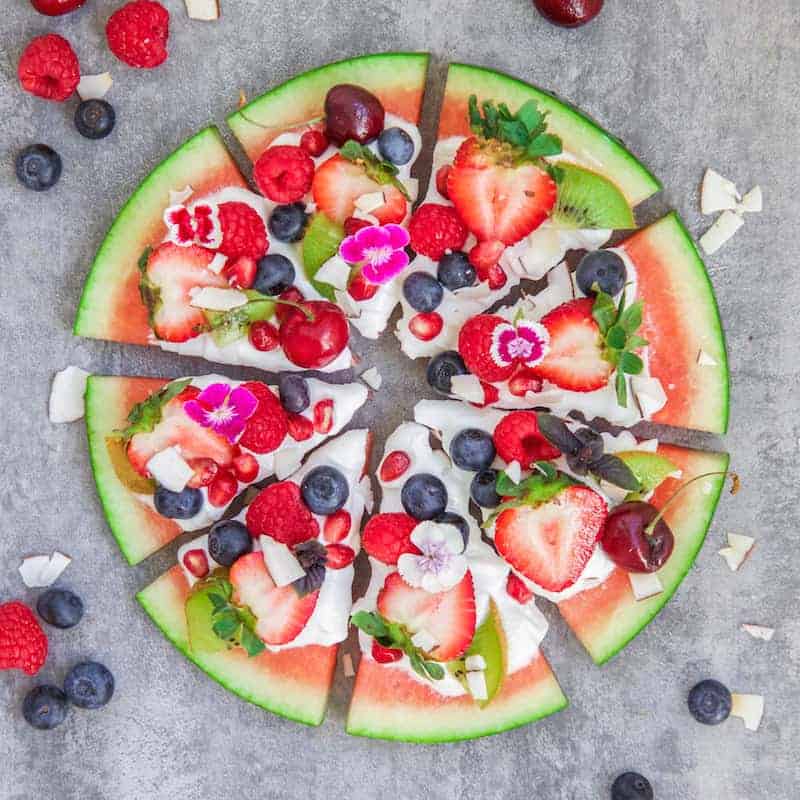 watermelon pizza