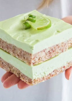 raw key lime pie bars