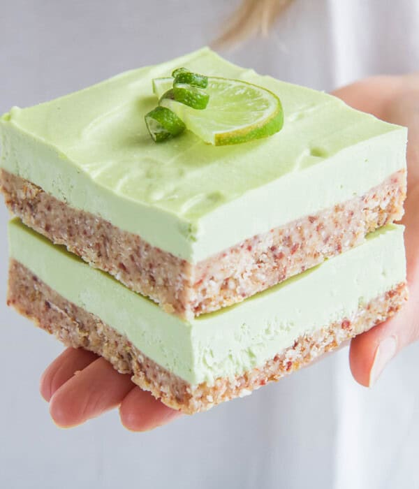 raw key lime pie bars