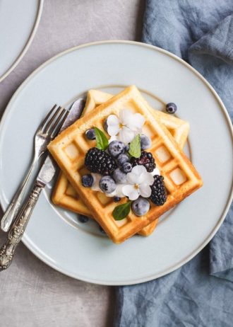 healthier Belgium waffles