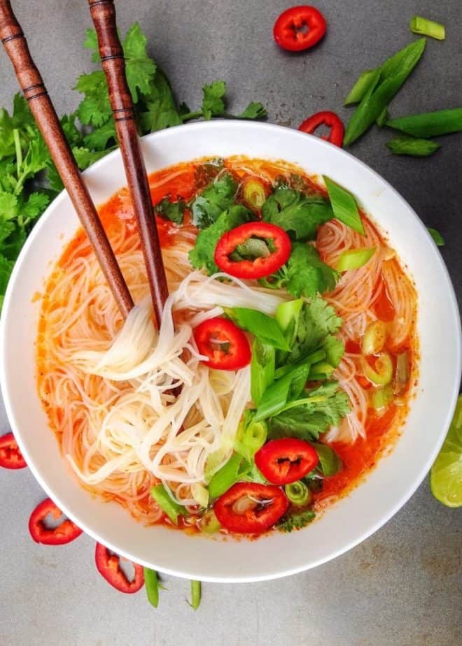 Thai Red Curry Soup - Choosing Chia