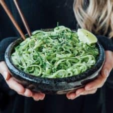 Creamy Thai pesto linguine