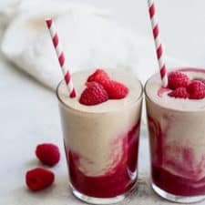 Peanut butter and jelly smoothie