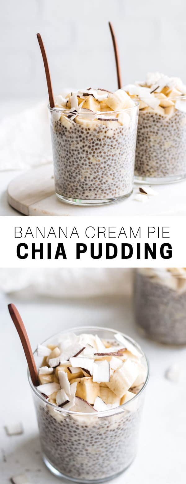 Banana cream pie chia pudding - Choosing Chia