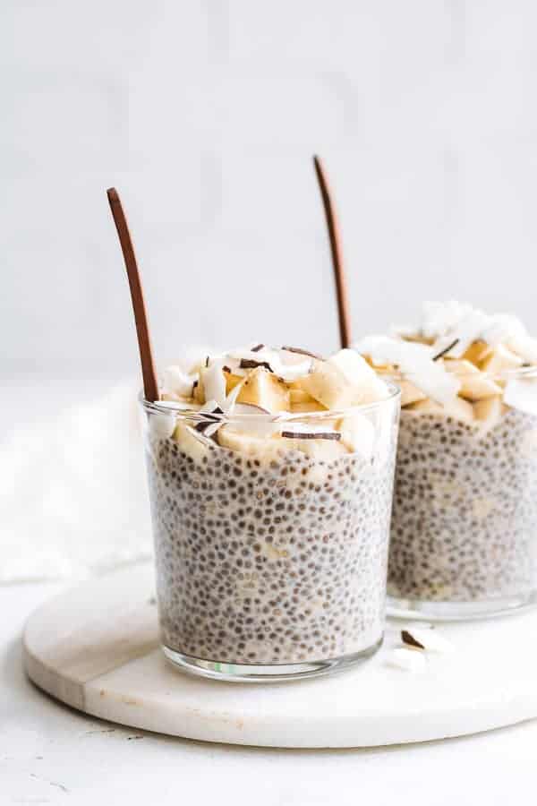 Banana, Date and Chia Seed Pudding - Supper in the Suburbs