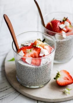 coconut chia pudding