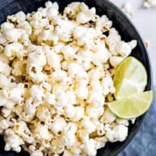 Salted margarita popcorn