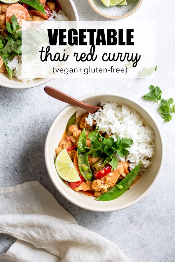 Vegetarian Thai red curry - Choosing Chia
