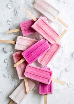 raspberry coconut creamsicles