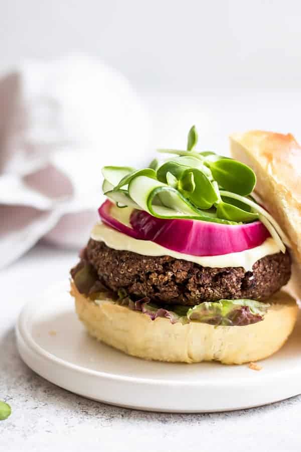 Quinoa Black Bean Burgers - Choosing Chia