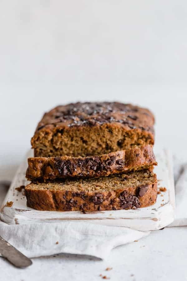 dark chocolate chip & rye banana bread