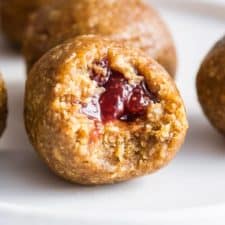 Peanut butter and jelly energy balls