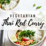 vegetarian Thai red curry