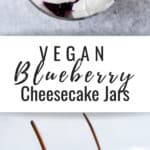 Vegan Blueberry Cheesecake Bars