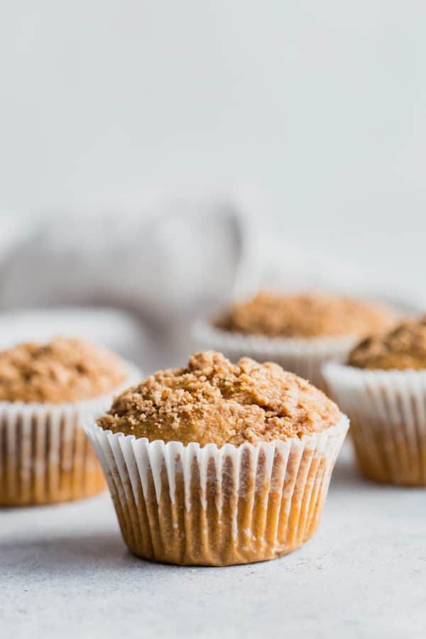vegan coffee cake streusel muffins