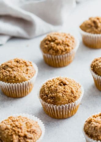 vegan coffee cake streusel muffins