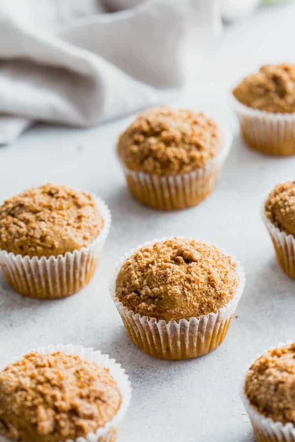 Coffee Cake Banana Muffins (Gluten Free) - Sari Diskin