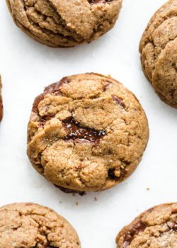 vegan spiced chocolate chunk cookies