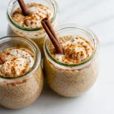 Pumpkin spice latte chia pudding