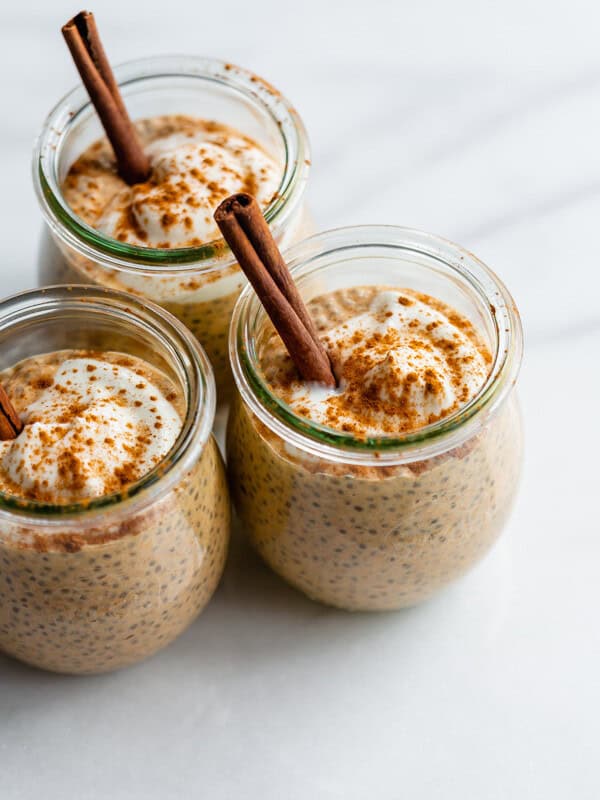 pumpkin spice latte chia pudding