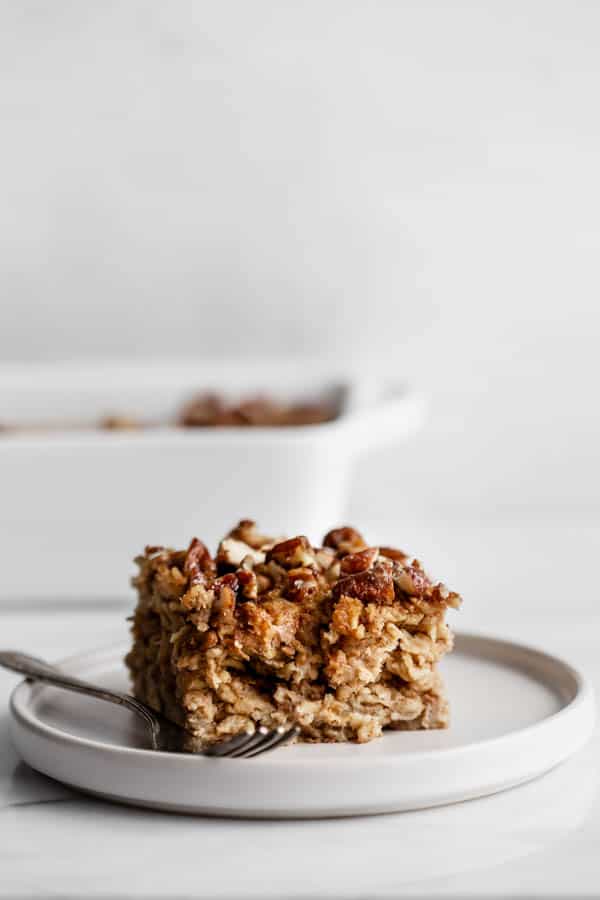 pecan pie baked oatmeal