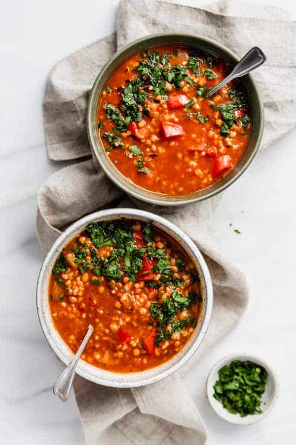 vegan stuffed pepper soup