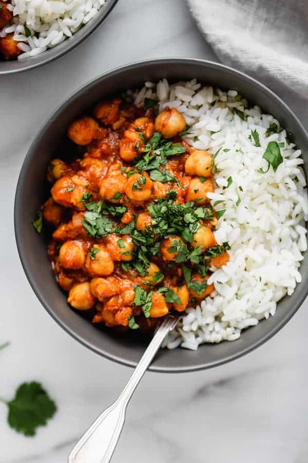 restaurant style chana masala