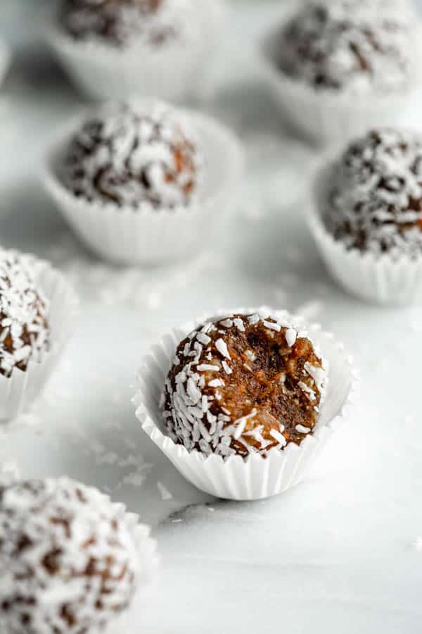 Carrot Cake Energy Balls - Choosing Chia