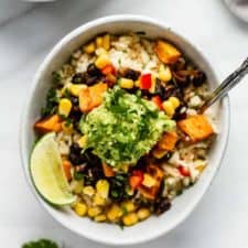 Cauliflower Rice Burrito Bowls