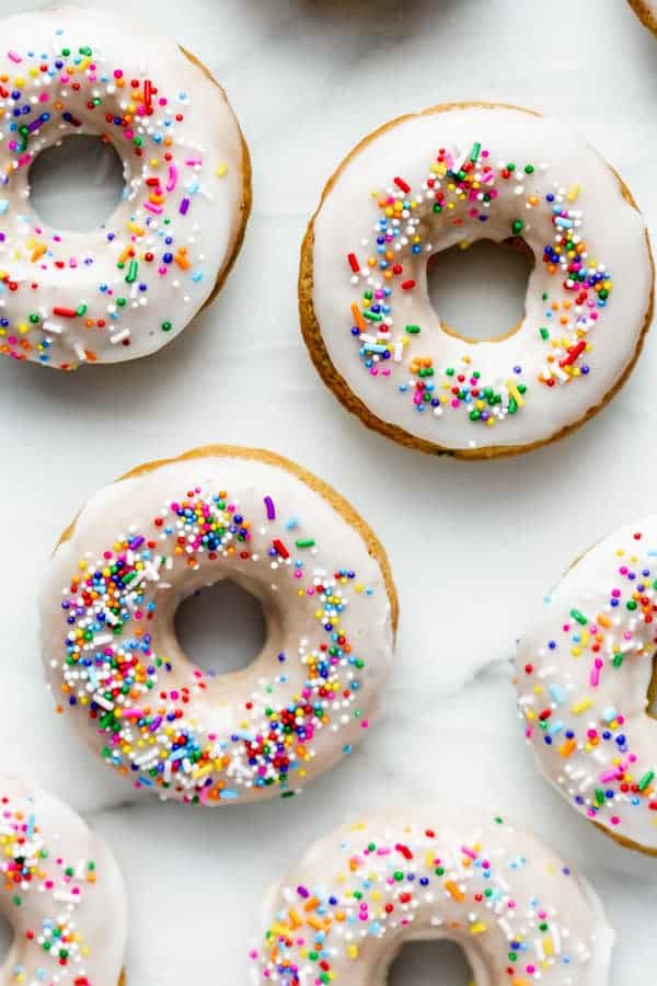 vegan cake batter donuts