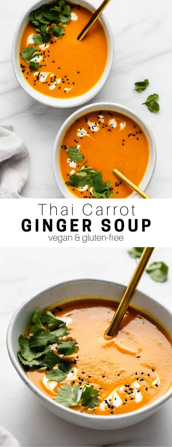 Thai Carrot Ginger Soup - Choosing Chia
