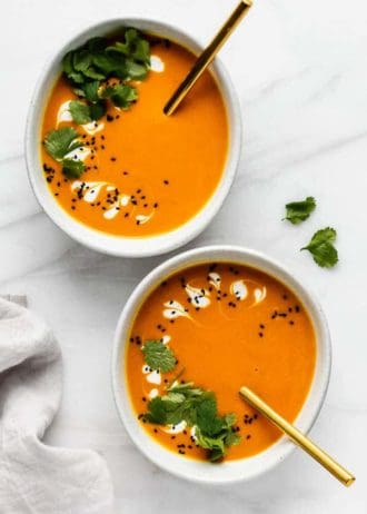 Thai carrot ginger soup