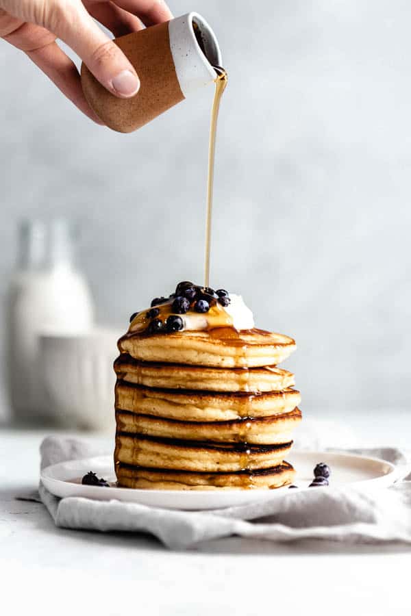 Fluffy Protein Pancakes - Choosing Chia