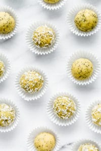 Lemon Poppyseed Bliss Balls - Choosing Chia