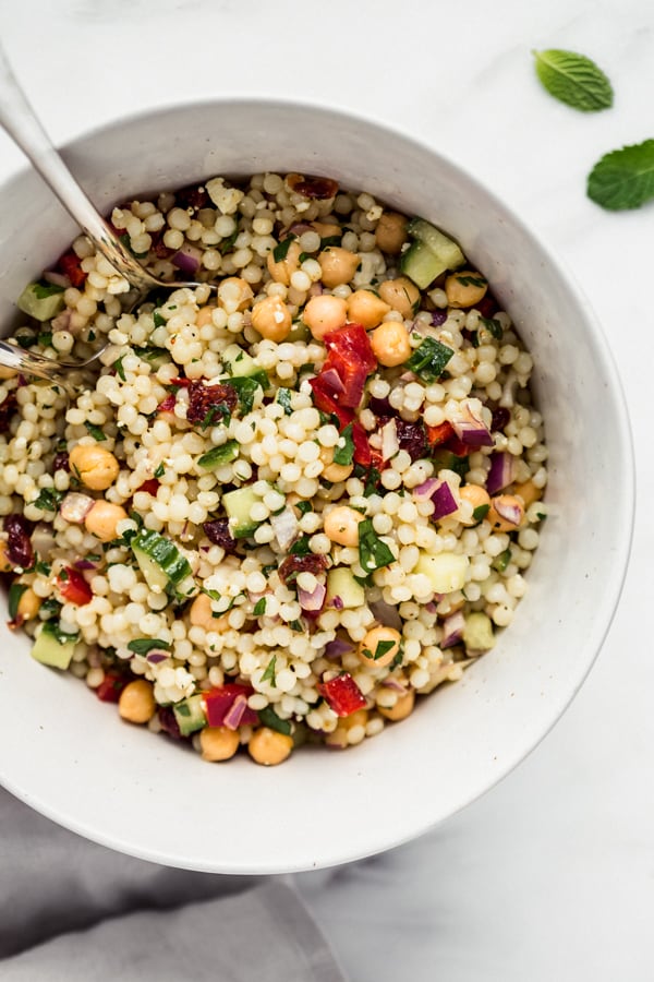 Israeli Couscous Salad Choosing Chia