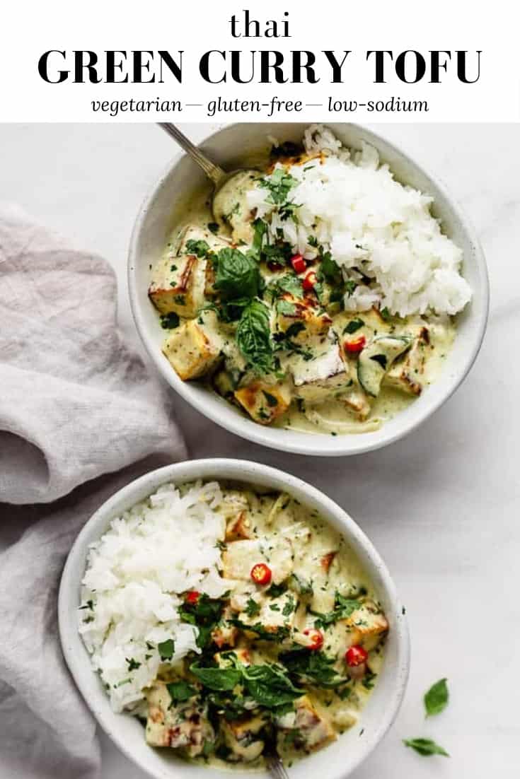 Thai Green Curry Tofu - Choosing Chia