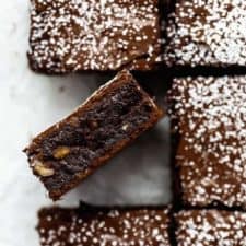 Flourless Fudge Hazelnut Brownies
