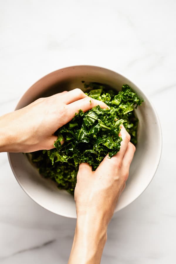 cilia Pudsigt Forskelle The best massaged kale salad - Choosing Chia