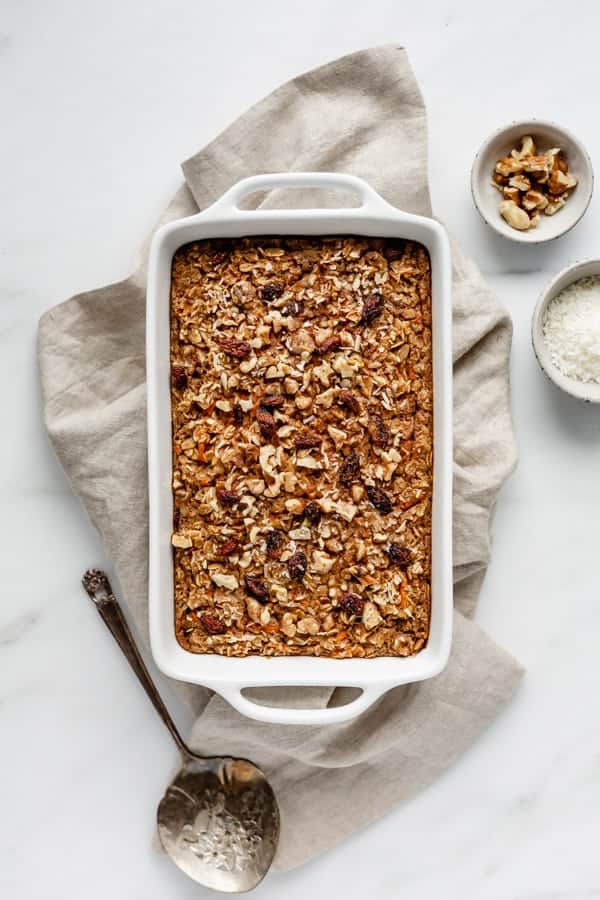 carrot cake baked oatmeal recipe