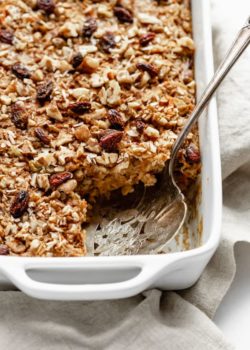 carrot cake oatmeal bake