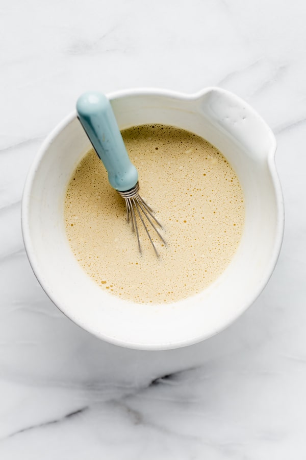 dutch baby pancake batter in a bowl