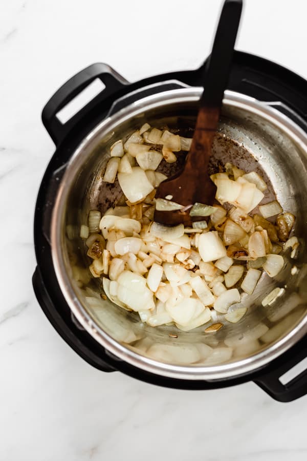 onions in an instant pot