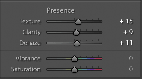 Adobe Lightroom presence graph