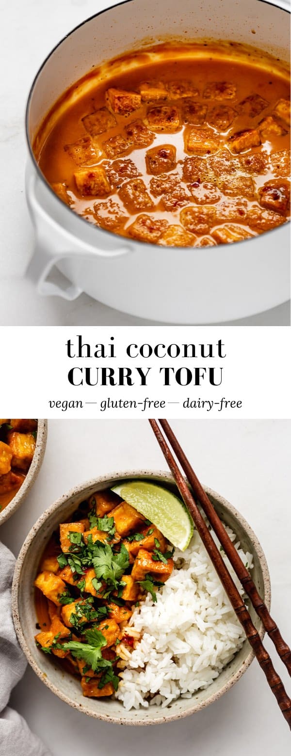 Thai Coconut Curry Tofu - Choosing Chia