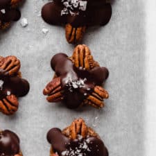 Healthy Chocolate Turtles